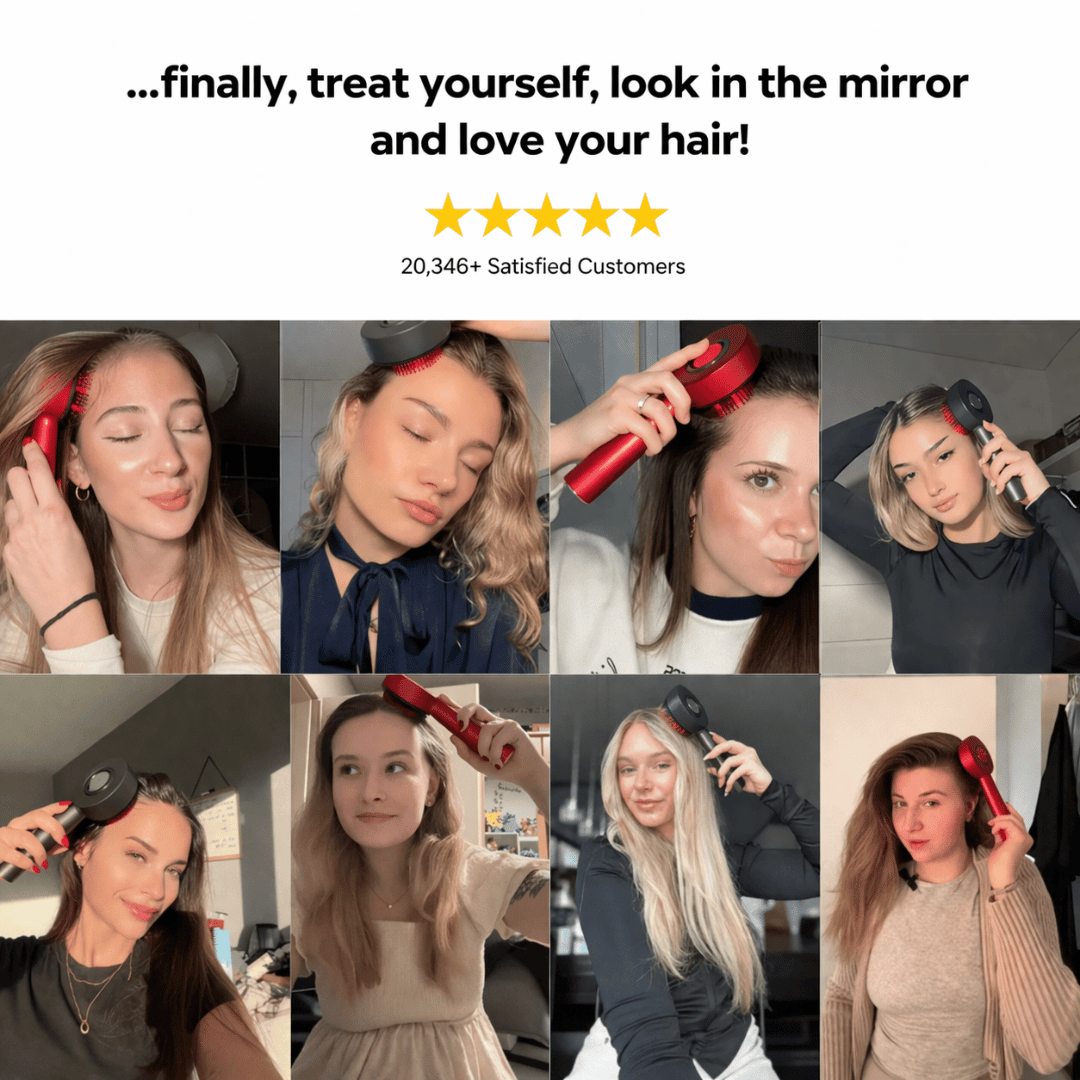 Bella™ 3-in-1 Red Light Therapy Hair Brush