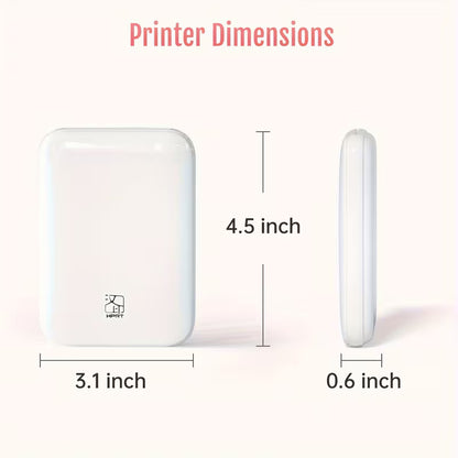 PP03 Color Mini Photo Printer | MT53 Pocket Photo Color Printer