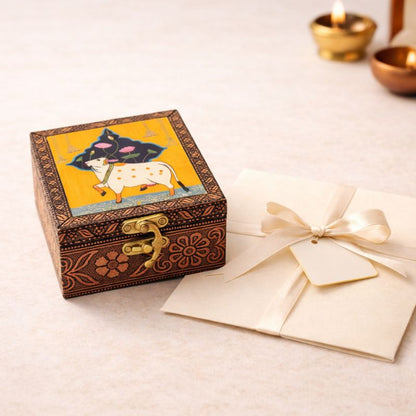 Kosha™ Lockable Pichwai Keepsake Box