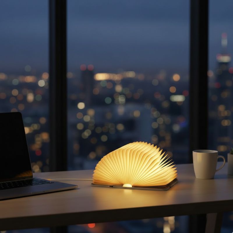 LumaFold™ Foldable Book Lamp