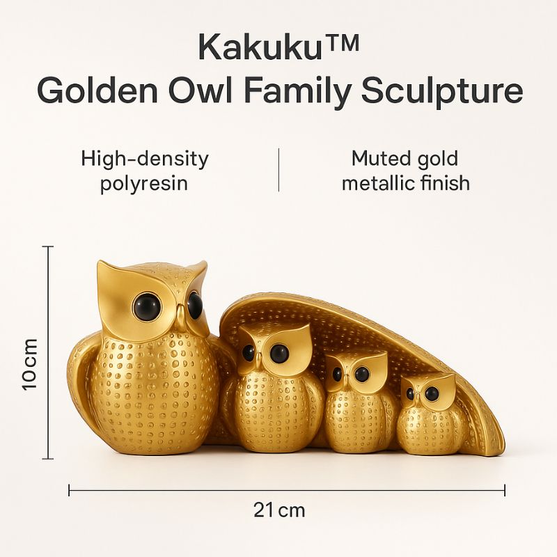 Kakuku™ Golden Owl Family