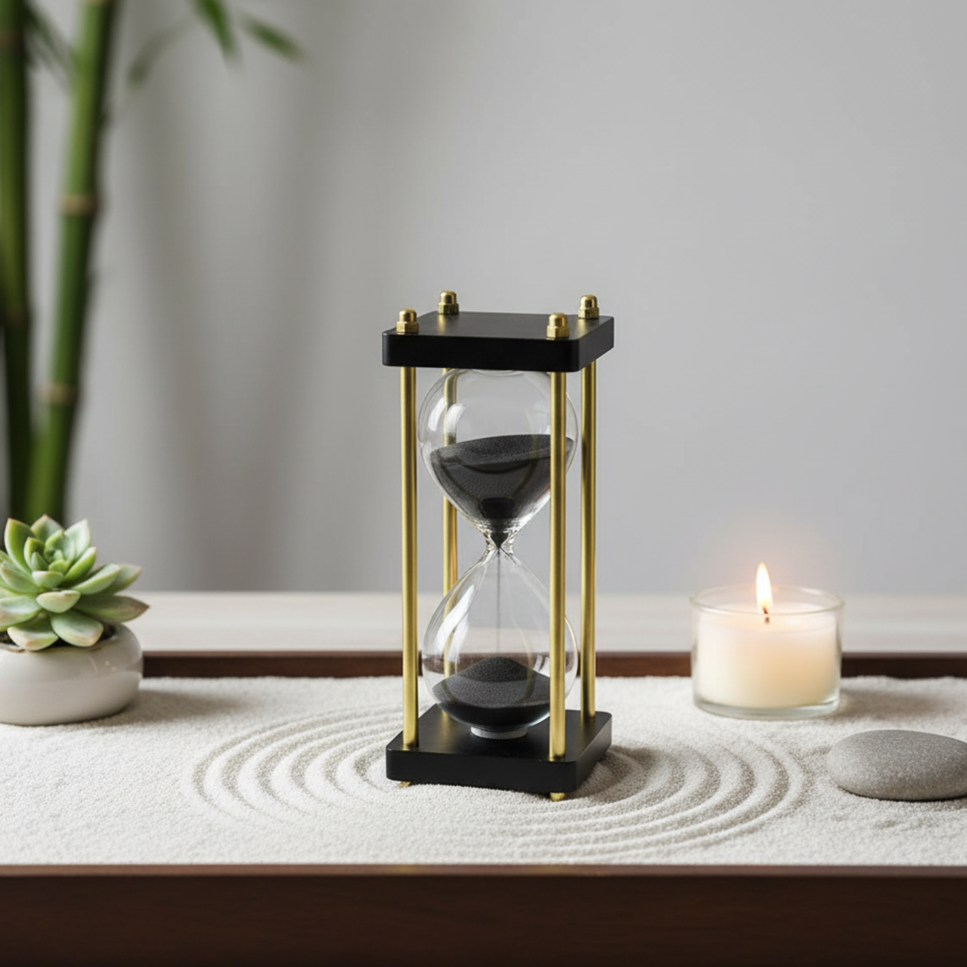 TimelessFlow™ Hourglass Showpiece