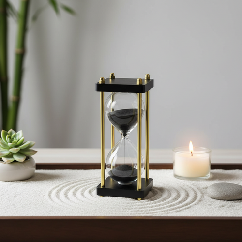 TimelessFlow™ Hourglass Showpiece