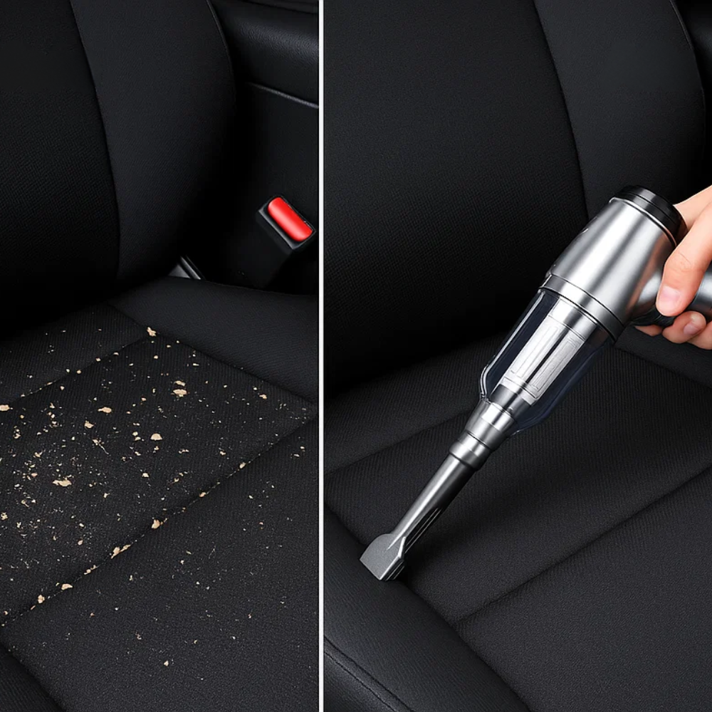 Vacuum Cleaner - Powerful and Compact Car Vac for Quick Cleaning