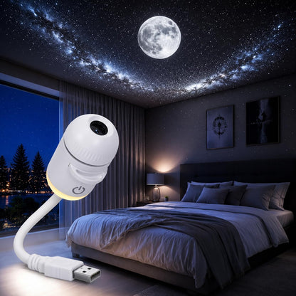 Mini Galaxy Projector Night Light — 24-Scene Starry Sky LED Lamp