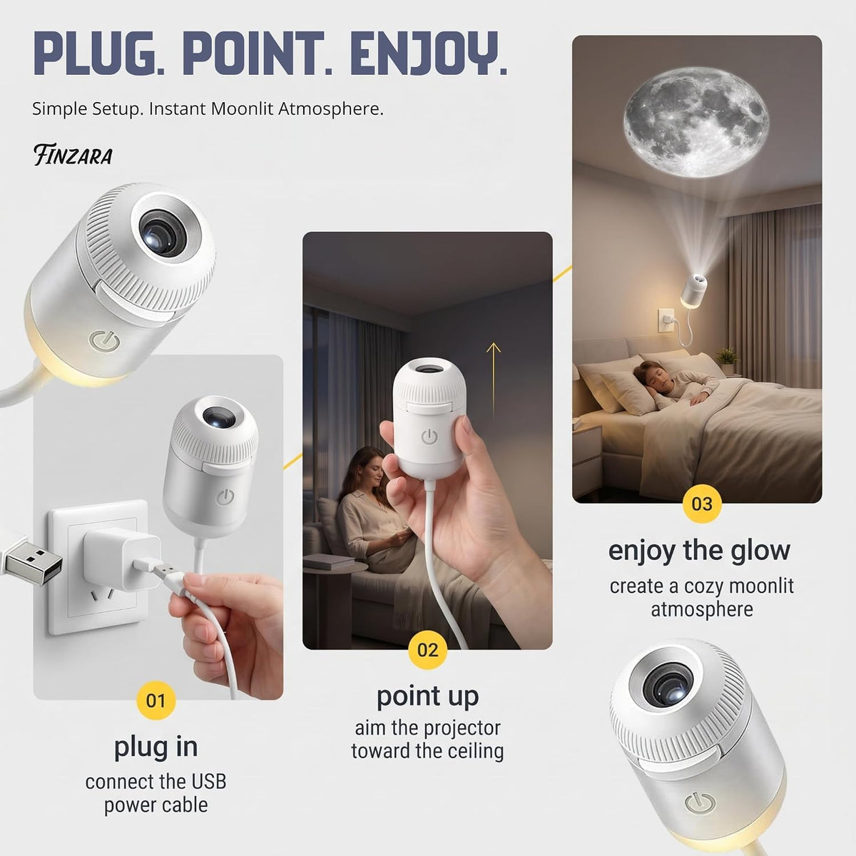 Mini Galaxy Projector Night Light — 24-Scene Starry Sky LED Lamp