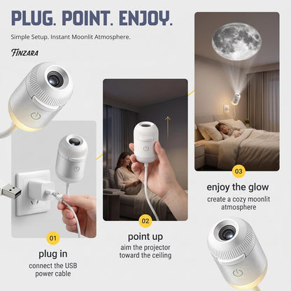 Mini Galaxy Projector Night Light — 24-Scene Starry Sky LED Lamp