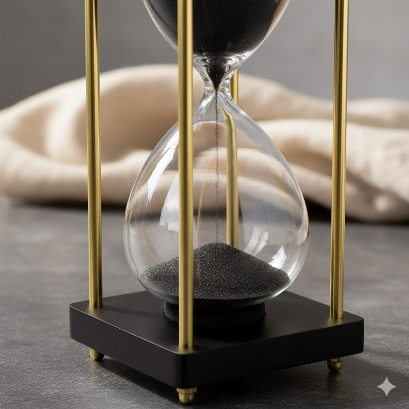 TimelessFlow™ Hourglass Showpiece