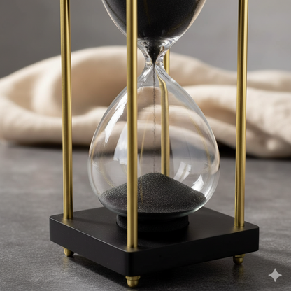 TimelessFlow™ Hourglass Showpiece