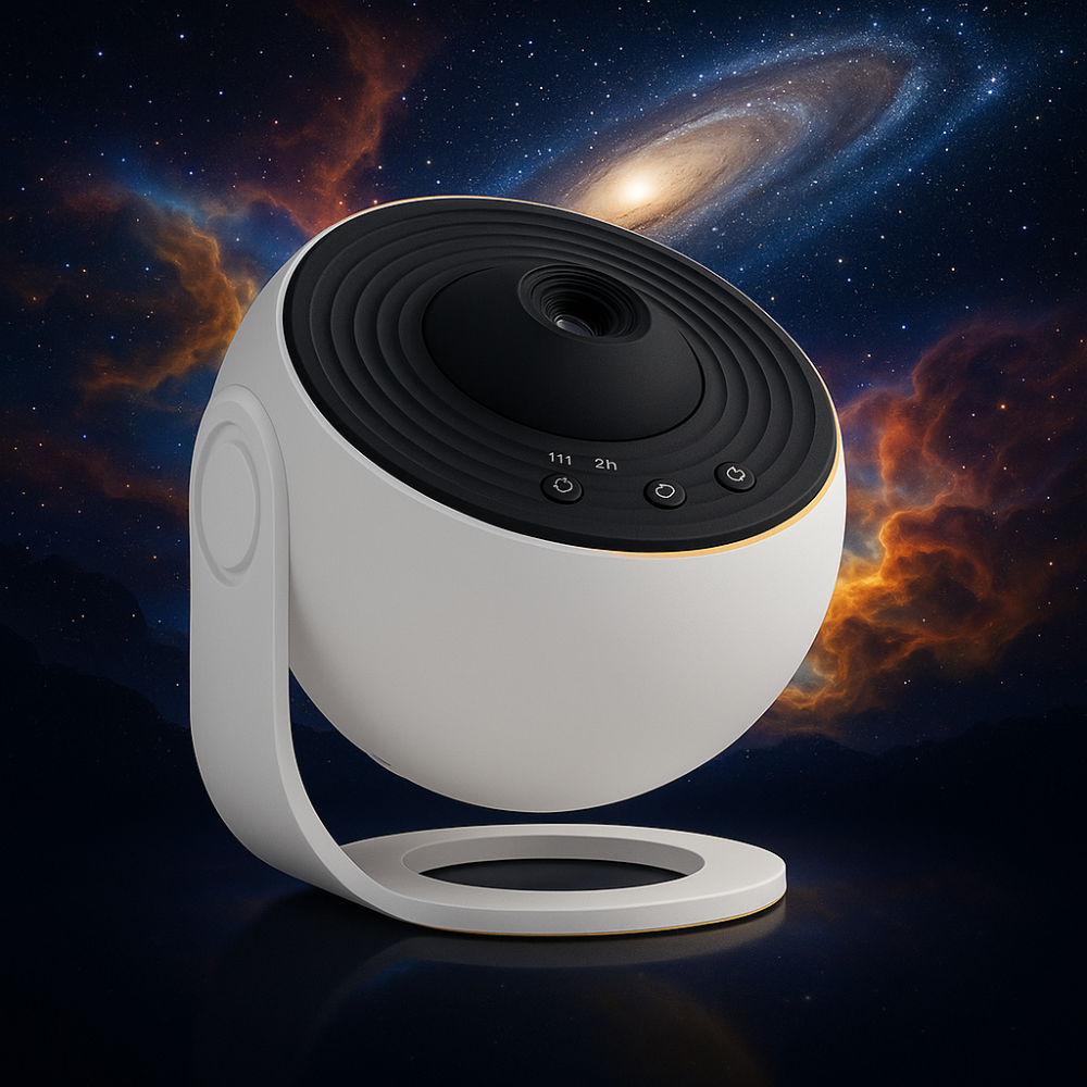 4K Galaxy Projector Bluetooth Speaker, 360° Rotation