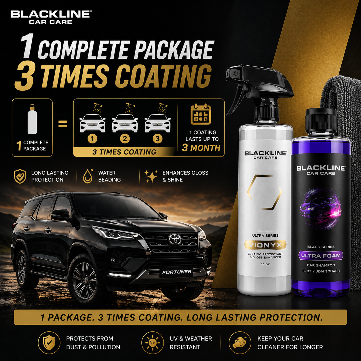 BLACKLINE®  Professional Coating Spray Package