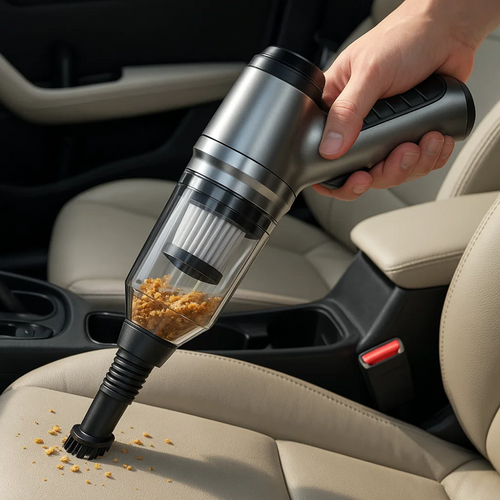 Vacuum Cleaner - Powerful and Compact Car Vac for Quick Cleaning