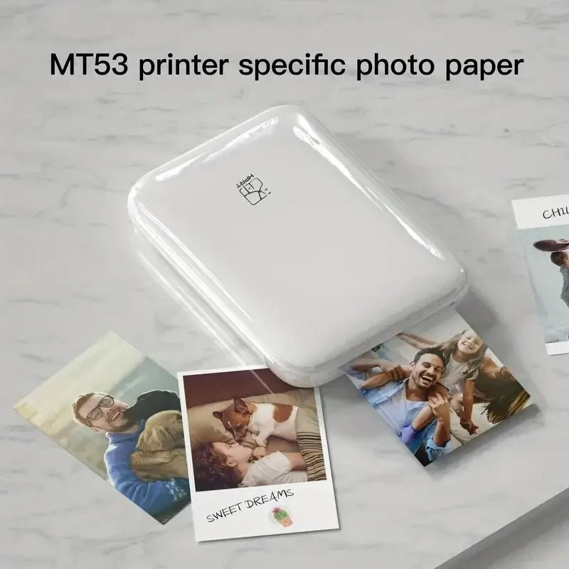 PP03 Color Mini Photo Printer | MT53 Pocket Photo Color Printer