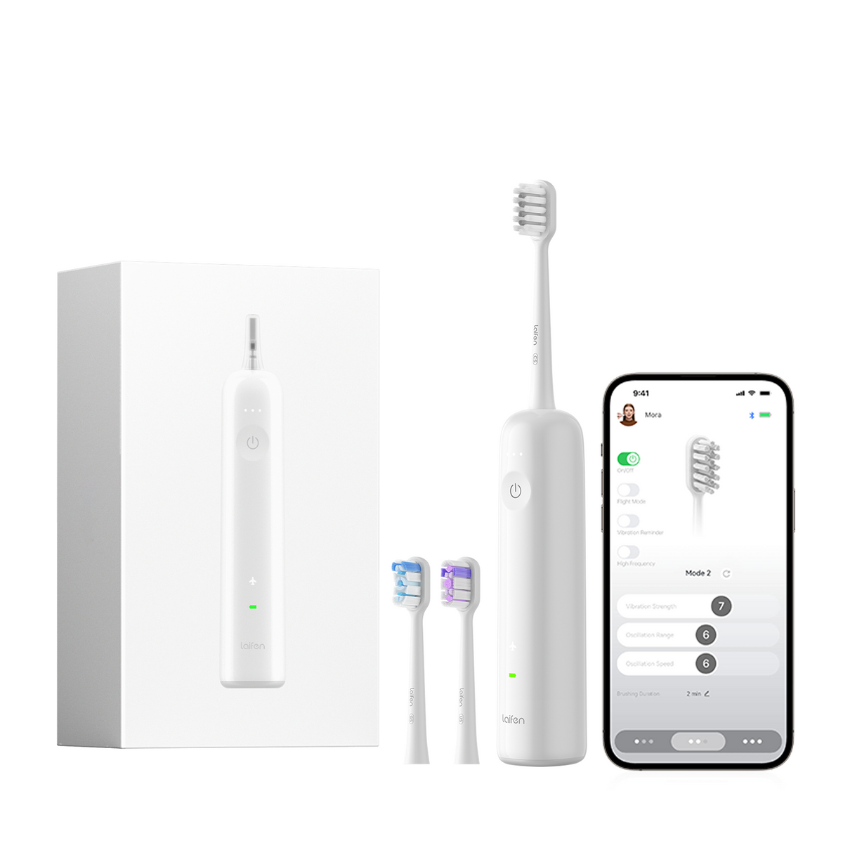Electric Toothbrush, 60° Oscillation &  (66,000 Times/Minute) Vibration