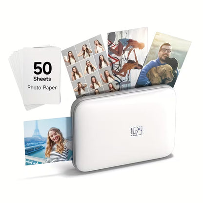 PP03 Color Mini Photo Printer | MT53 Pocket Photo Color Printer