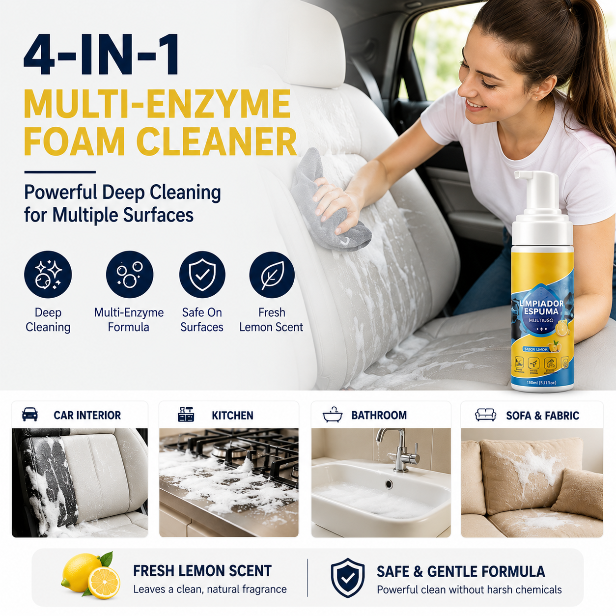 PowerFoam Multi Cleaner [Pack of 02]