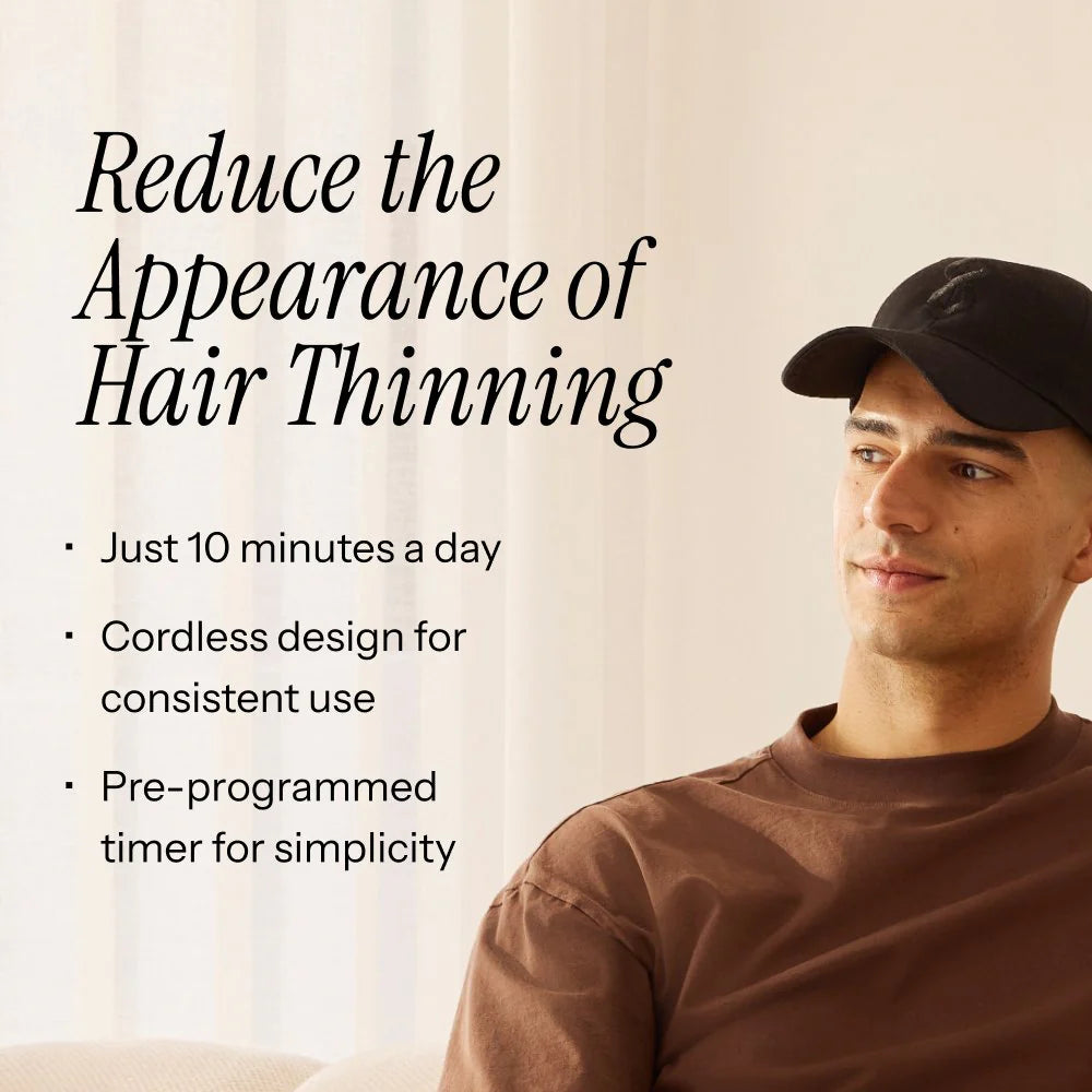 Bareglow Red Light Therapy Cap Clinically Proven | Support Hair Regrowth