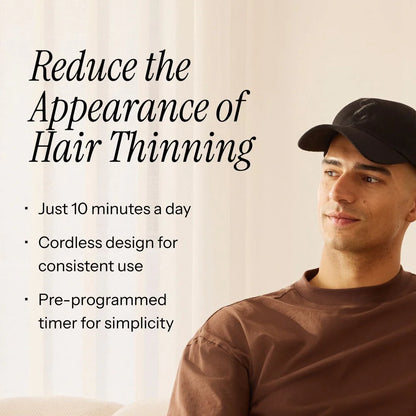 Bareglow Red Light Therapy Cap Clinically Proven | Support Hair Regrowth