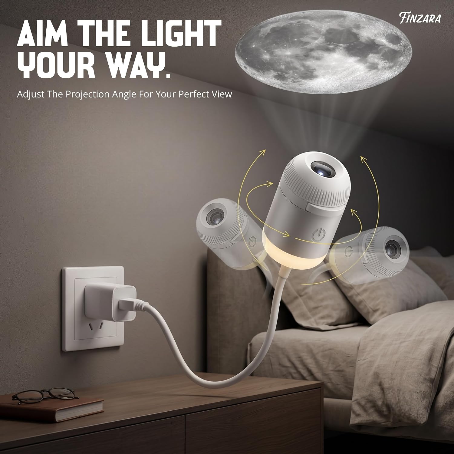 Mini Galaxy Projector USB Power & Controls
